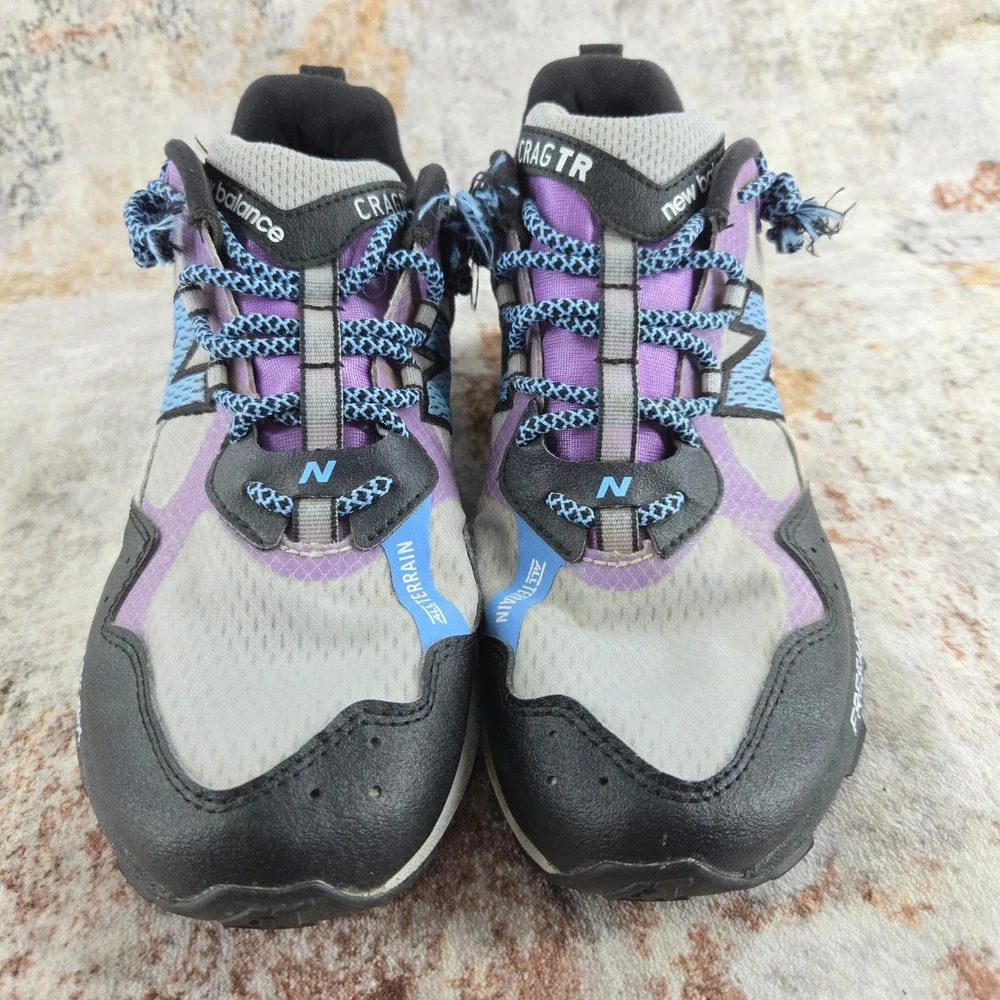 New Balance Fresh Foam Crag TR Trail Shoes Womens 9.5B Grey WTCRGLC2 Hiking